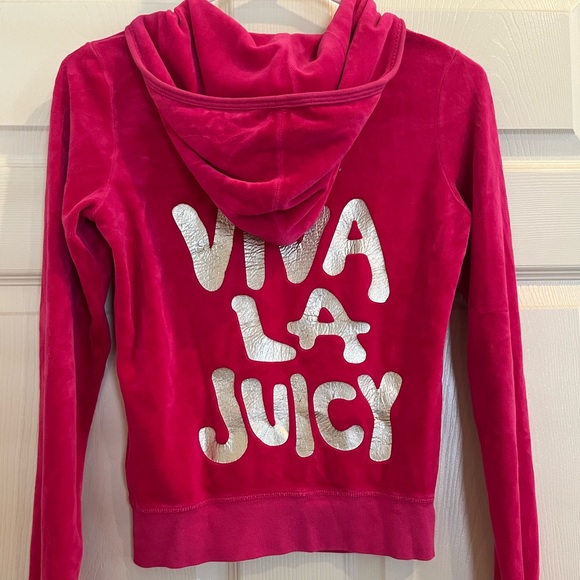 JUICY COUTURE pink velour jacket - Picture 3 of 11